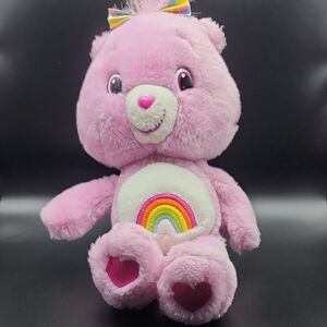 2008‎ Care Bear Pink Cheer Plush Bear Toy